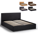 Letto matrimoniale 2 piazze con rete e contenitore 160x190 Basel King 