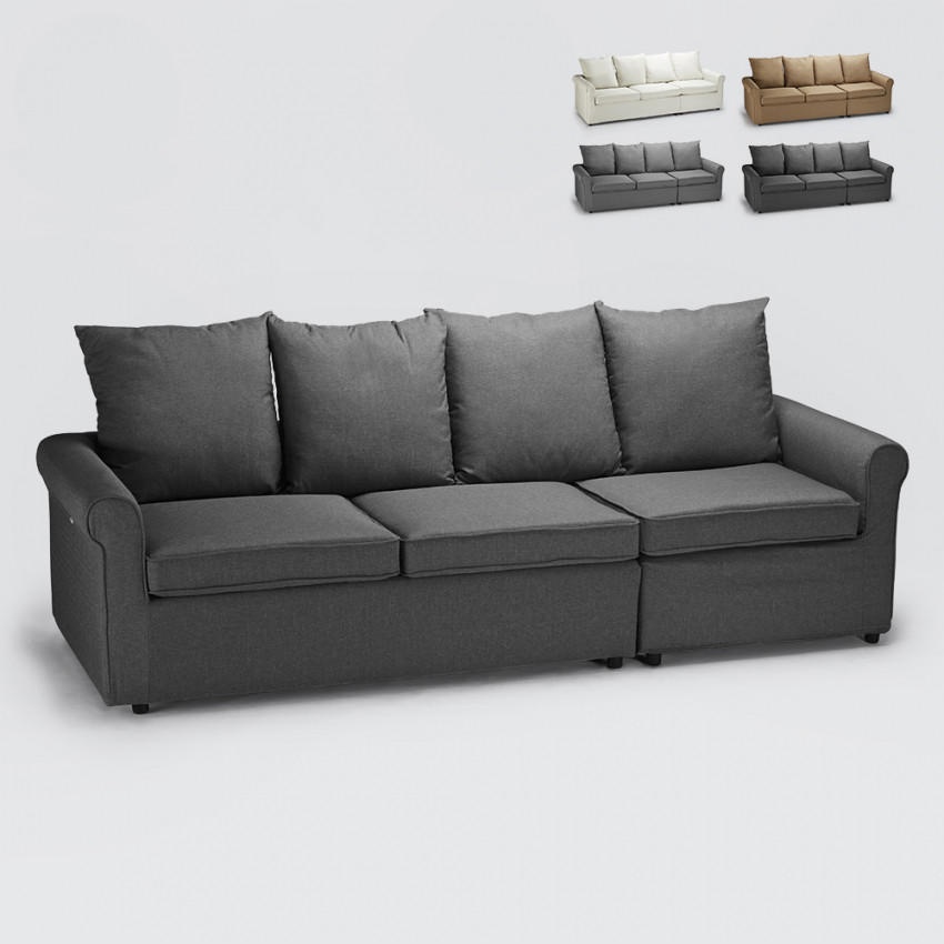 Modernes 3-Sitzer-Schlafsofa Lapislazzuli mit Abnehmbarem Bezug Kosten Modernes 3-Sitzer-Schlafsofa Lapislazzuli mit Abnehmbarem Bezug Kosten
