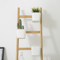 Modernes Minimalistisches 4-Stufen-Holzleitertopf Stairway Angebot