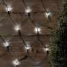 Rete luci di Natale esterno decorativa 50 led energia solare batteria lunga durata pannello Promozione