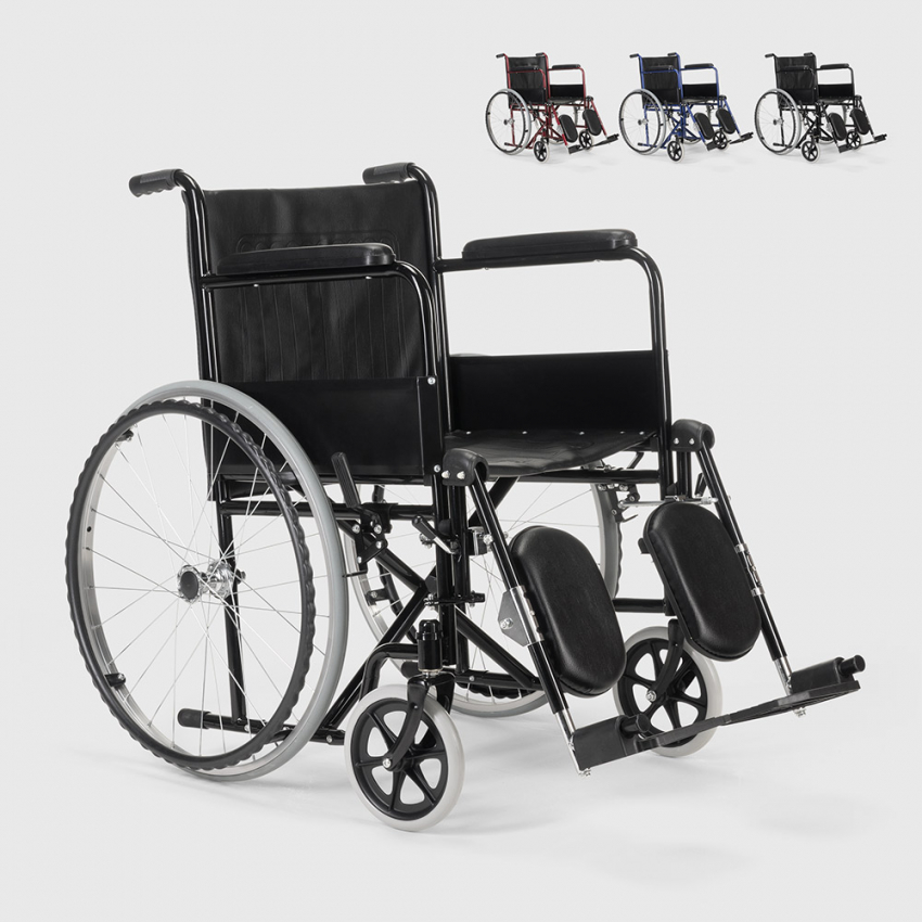 Fauteuil roulant avec support de jambe pliant Peony handicapés et personnes âgées Promotion Fauteuil roulant avec support de jambe pliant Peony handicapés et personnes âgées Promotion