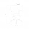 Ergonomischer Bequemer Sessel für Klassischen Bürostuhl aus Stoff Assen Sales