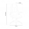 Ergonomischer Sessel Des Präsidentenbürostuhls aus Kunstleder Brno Sales