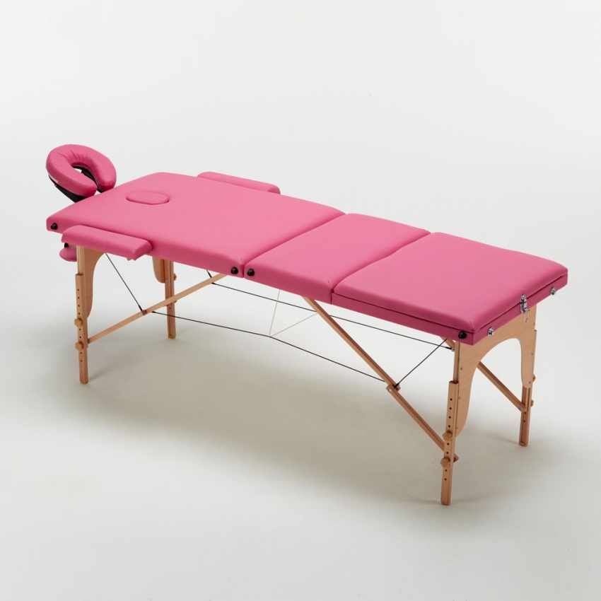 Table de massage pliante en bois lit esthétique esthéticienne portable Kingsize Table de massage pliante en bois lit esthétique esthéticienne portable Kingsize