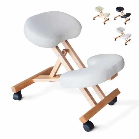 Rollhocker Arbeitshocker Bürostuhl Hocker Ergonomisch Schwedisch Balancewood