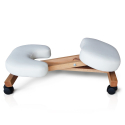 Sedia legno ortopedica sgabello svedese ufficio ergonomica schiena Balancewood Sconti
