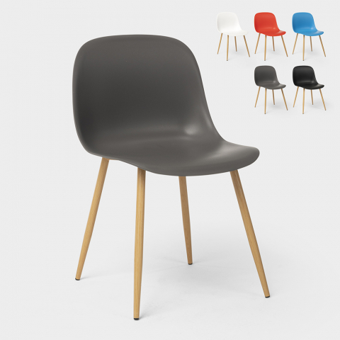 Stühle im skandinavischen Design für Küche Esszimmer Restaurant Sleek Aktion