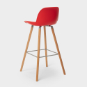 Burj 75 Moderner hoher Hocker im skandinavischen Design für Eiffel Bar und Küche 