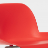 Sgabello moderno alto design scandinavo per bar e cucina Eiffel Burj 75 