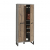 Armoire deux portes design de style industriel moderne Dublin Offre