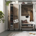 Armoire deux portes design de style industriel moderne Dublin Promotion