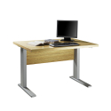 Rechteckiger 120x80cm höhenverstellbarer Design-Schreibtisch für das Büro Omega Angebot