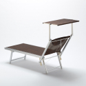 Stock 20 Lettini spiaggia mare prendisole alluminio Santorini Limited Edition 
