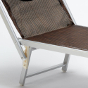 Stock 20 Lettini spiaggia mare prendisole alluminio Santorini Limited Edition 