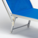 2 Lettini spiaggia mare prendisole professionali in alluminio Santorini Scelta