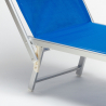 2 Lettini spiaggia mare prendisole professionali in alluminio Santorini Scelta
