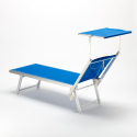 2 Lettini spiaggia mare prendisole professionali in alluminio Santorini Catalogo