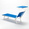 2 Lettini spiaggia mare prendisole professionali in alluminio Santorini Catalogo