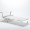 2 Lettini spiaggia mare professionali in alluminio Xl Grande Italia Stock