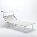 2 Lettini spiaggia mare professionali in alluminio Xl Grande Italia Catalogo