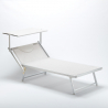 2 Lettini spiaggia mare professionali in alluminio Xl Grande Italia Catalogo