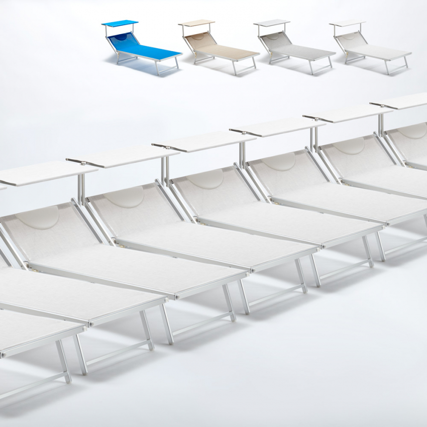 20 Sonnenliegen aus Aluminium Professionell für Strand und Meer Grande Italia Xl Aktion 20 Sonnenliegen aus Aluminium Professionell für Strand und Meer Grande Italia Xl Aktion