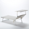 20 Lettini spiaggia mare professionali grandi in alluminio Italia Xl stock 