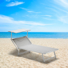 20 Lettini spiaggia mare professionali grandi in alluminio Italia Xl stock 