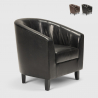 Fauteuil club en similicuir salon bureau salle d'attente design classique Seashell Offre