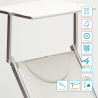 2er Set Liegestühle Strandliegen Sonnenliegen aus Aluminum Santorini 