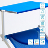 20 Lettini spiaggia mare prendisole in alluminio Italia stock 