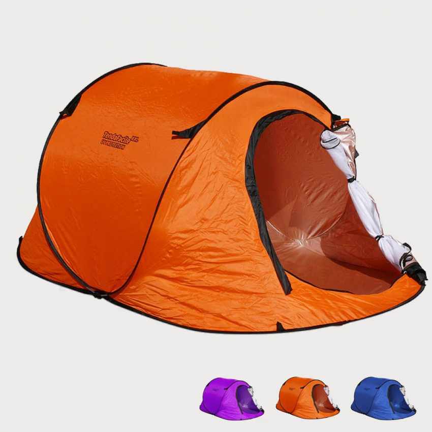 Tente 2 places de plage mer camping protection UV TENDAFACILE Xxl Promotion Tente 2 places de plage mer camping protection UV TENDAFACILE Xxl Promotion