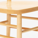 Sedia in legno classica rustica per sala da pranzo cucina bar ristorante Milano 