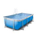 Oberirdischer rechteckiger Pool 460x265 H125 New Plast komplett Futura 460 Angebot