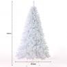Zermatt Künstlicher Weihnachtsbaum weiß  240cm extra dicht Rabatte
