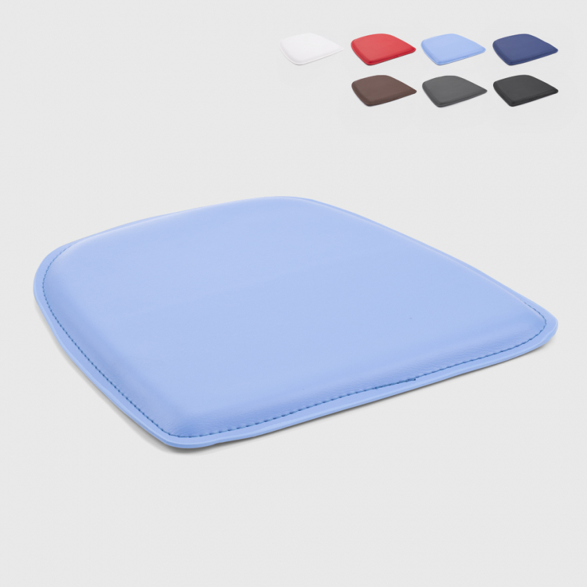 4 cuscini in similpelle per sedia industriale 32x32cm fix Stock 4 cuscini in similpelle per sedia industriale 32x32cm fix Stock