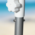 Ombrellone da spiaggia mare antivento 220cm in cotone Bagnino Light Scelta