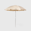 Ombrellone da spiaggia mare antivento 220cm in cotone Bagnino Light Vendita