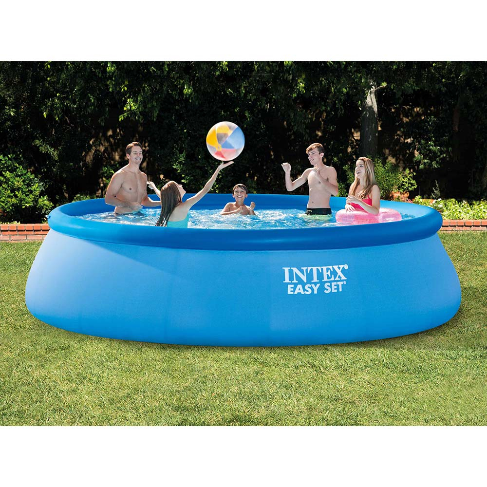 Intex 26166 Aufstellpool EasyPool Set Quick Up Aufblasbar Rund 457x107