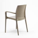 18 Sedie Boheme Grand Soleil per giardino poly rattan con braccioli Bar Ristorante Prezzo