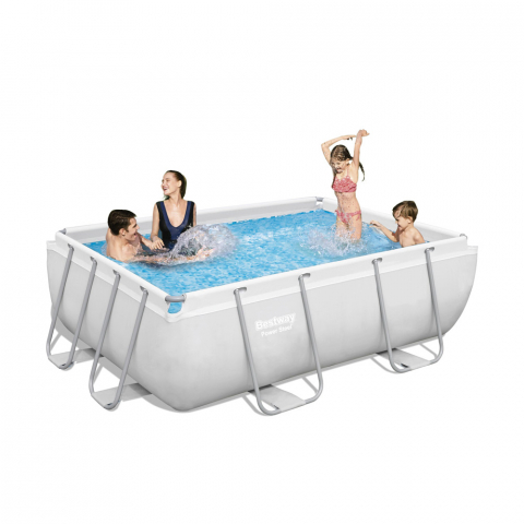 Piscina fuori terra Bestway 56629 Rettangolare Power Steel 282x196x84cm Promozione