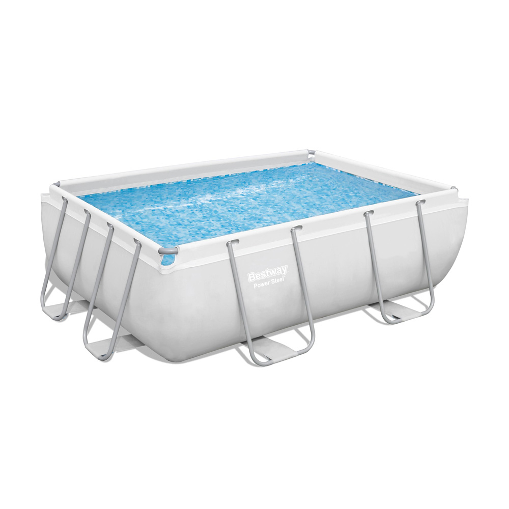 Bestway 56629: Power Steel Rechteckig Aufstellpool 282x196x84cm