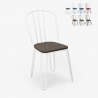 sedie industrial acciaio per bar e cucina design ferrum Offerta
