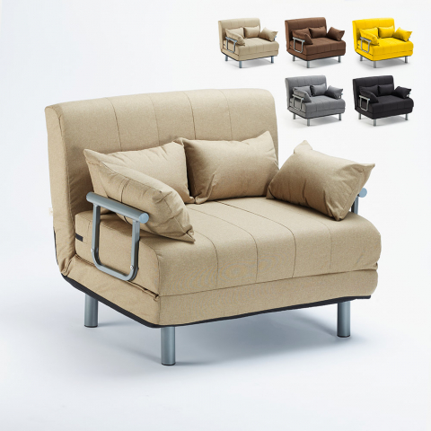 Sofa Sessel Bett Schlafsessel Stoff Deborah Twin