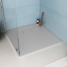 Quadratische Duschwanne 80x80 bodenbündig im modernen Bad aus Harz Stone Verkauf