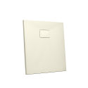 Piatto doccia quadrato 80x80 filo pavimento resina bagno moderno Stone 