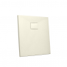 Piatto doccia quadrato 80x80 filo pavimento resina bagno moderno Stone 