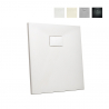 Piatto doccia quadrato 90x90 filo pavimento resina bagno moderno Stone Promozione