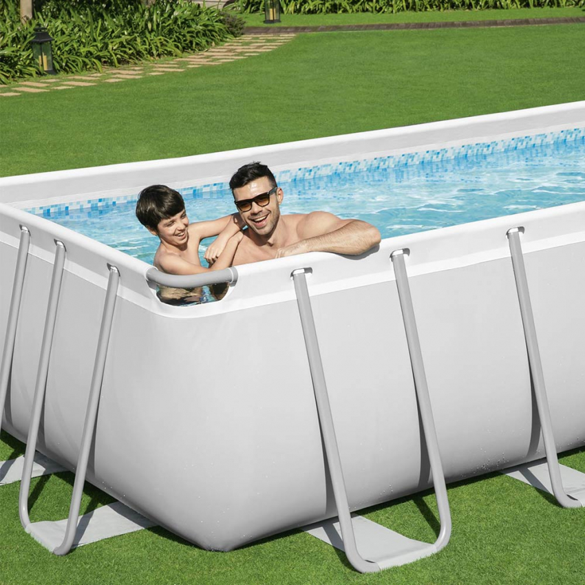 Intex 26784 Piscine hors-sol 300x175x80 rectangulaire Prism Frame