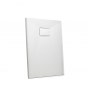 Piatto box doccia in resina filo pavimento rettangolare 90x70 Stone 